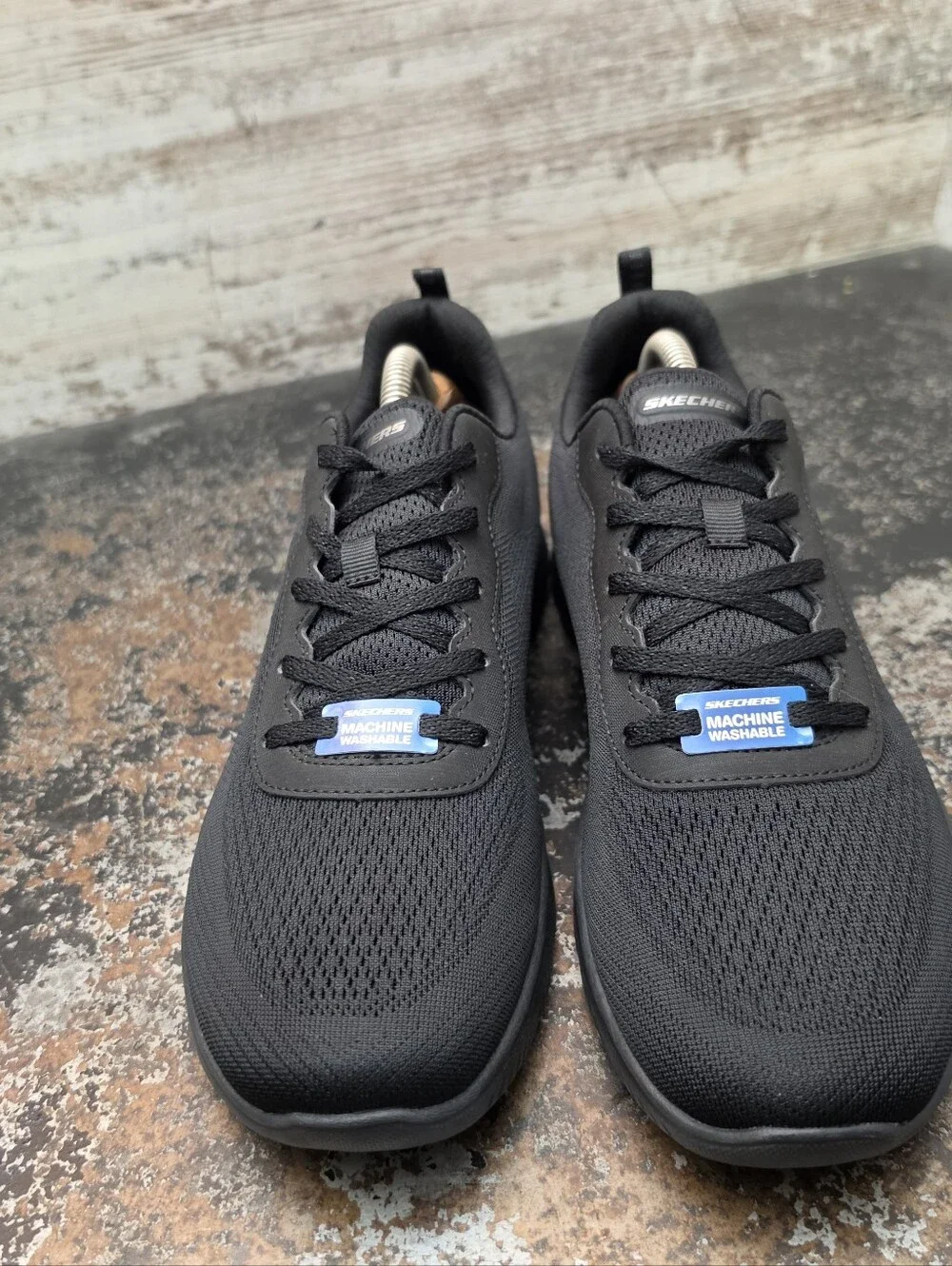 Womens Skechers Summits Quiet Dream Shoes Sz 9.5 Black Work Uniform School 15029